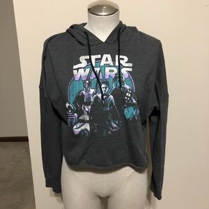 Star Wars Crop Top Hoodie